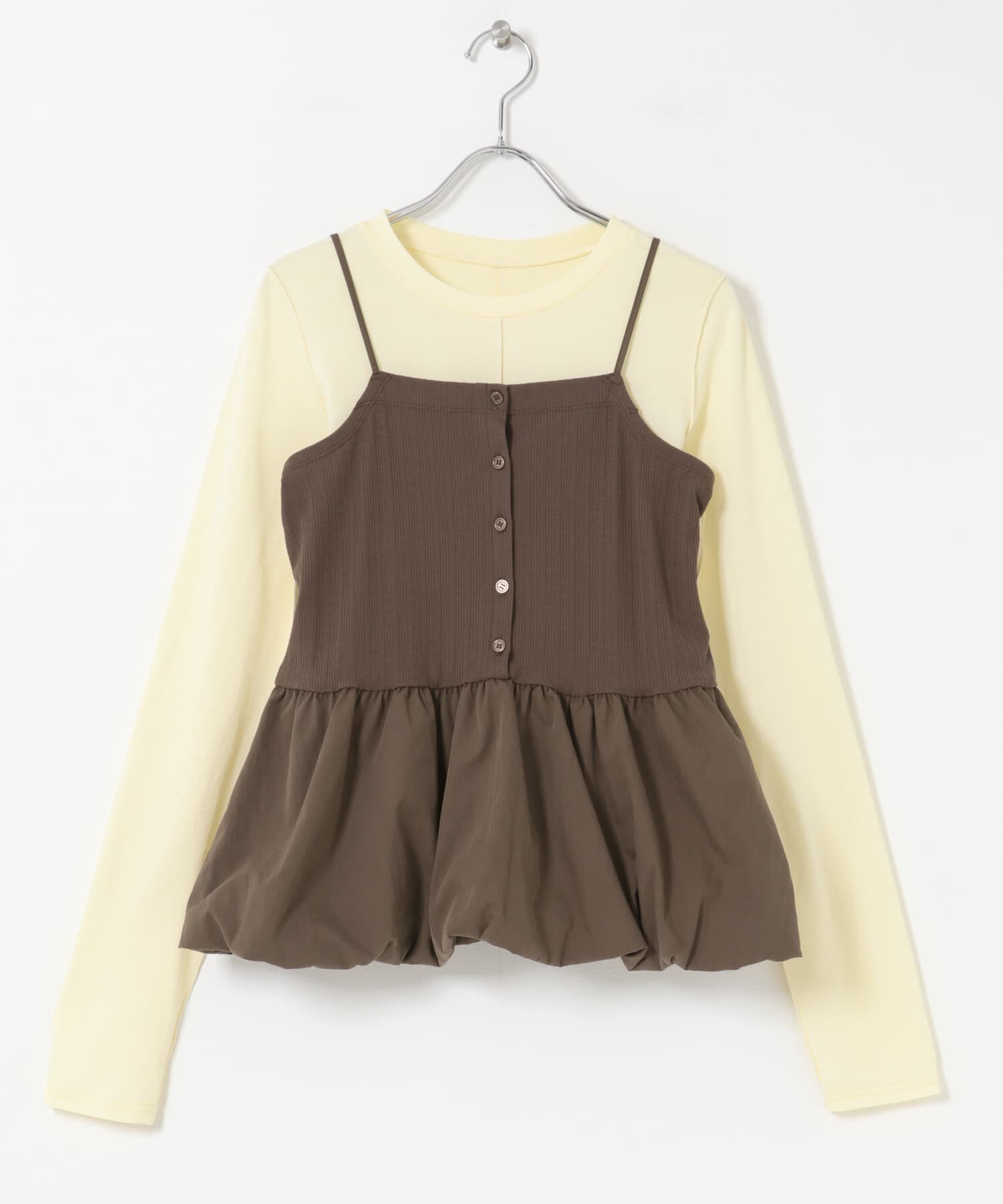  「バルーンビスチェSETトップス」|Tシャツ・カットソー|