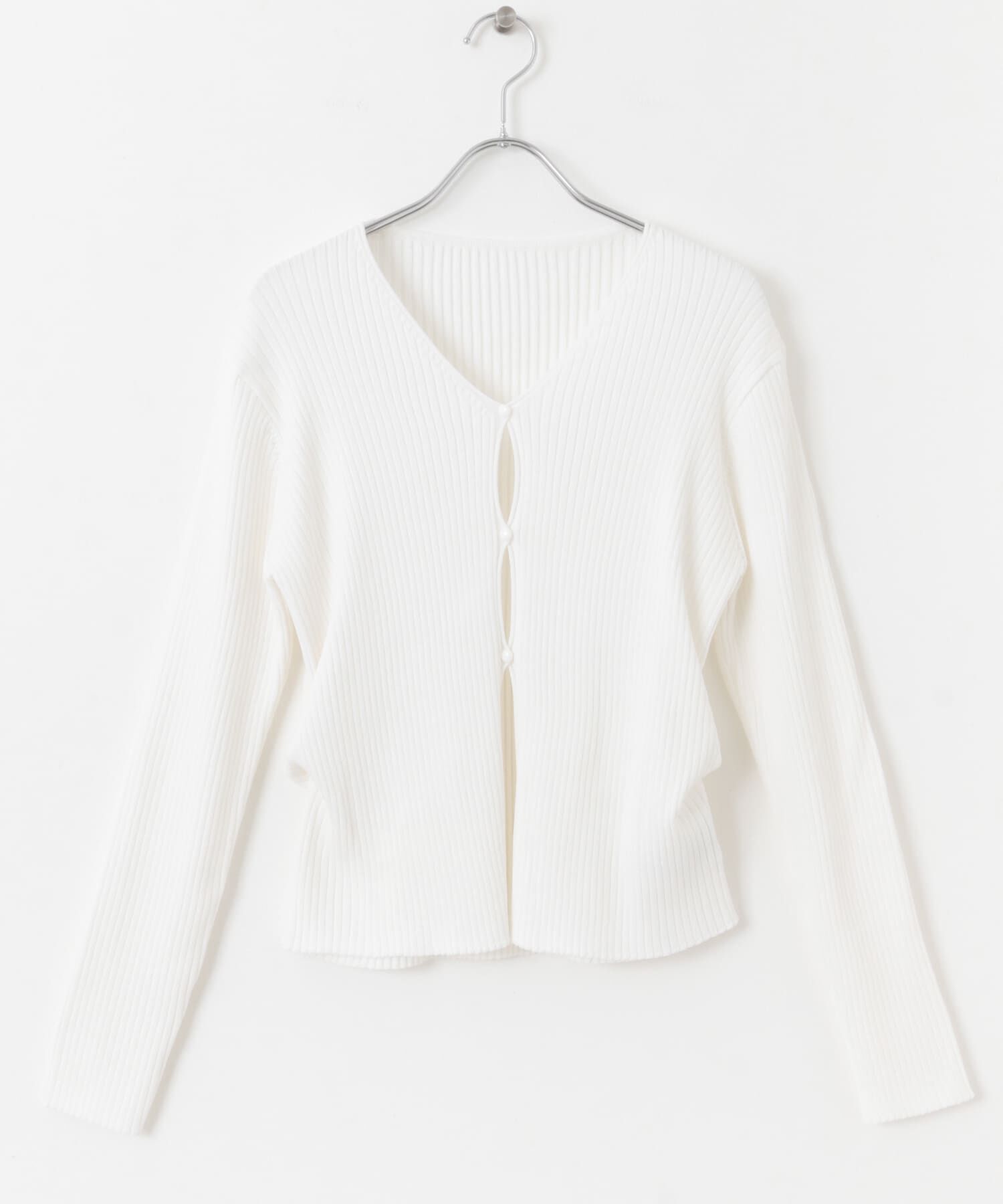 SENSE OF PLACE by URBAN RESEARCH「サイドタックコンパクトリブカーディガン」|カーディガン|