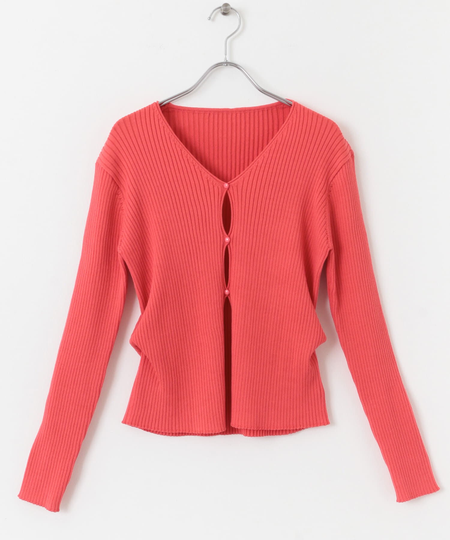 SENSE OF PLACE by URBAN RESEARCH「サイドタックコンパクトリブカーディガン」|カーディガン|