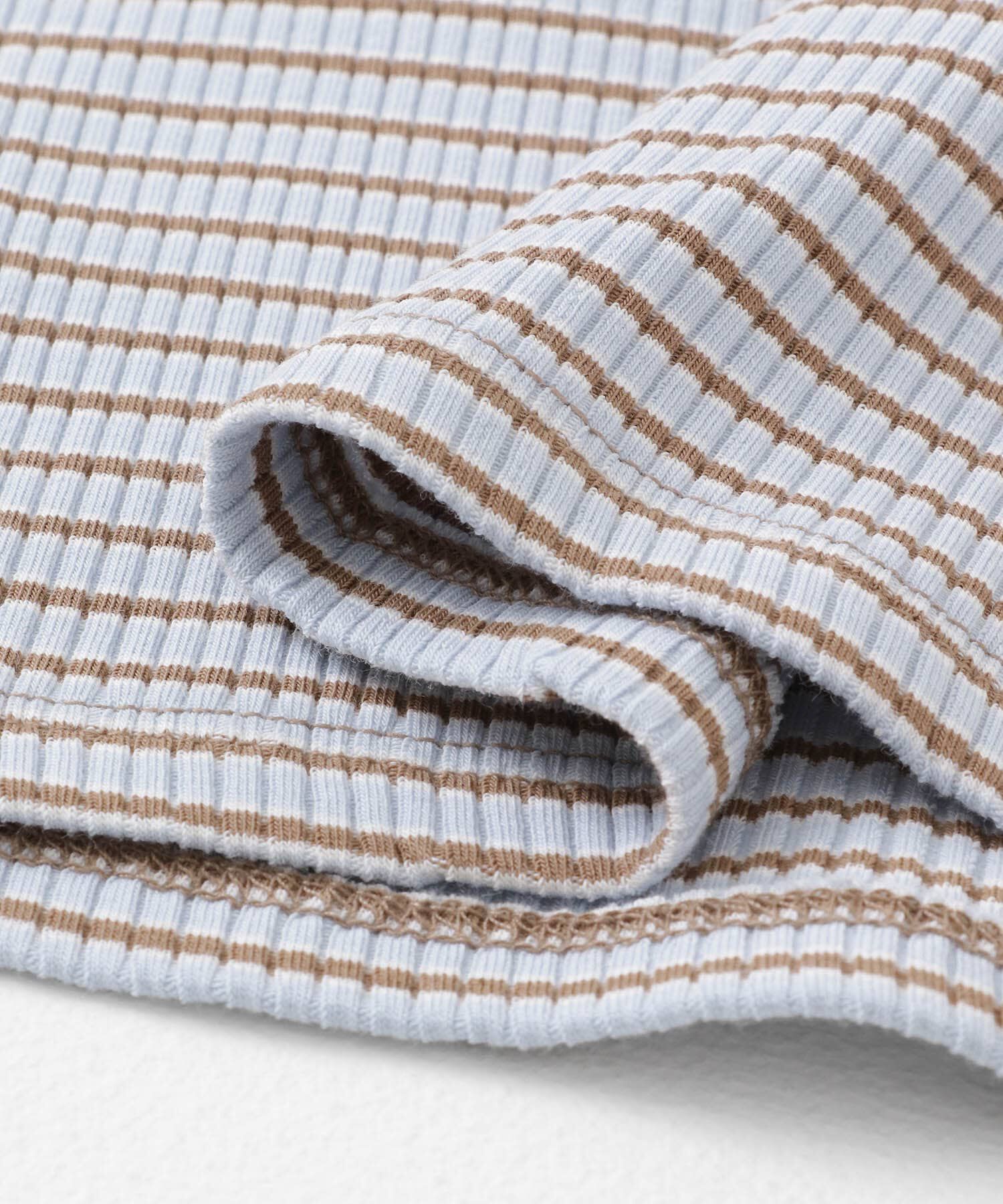 SENSE OF PLACE by URBAN RESEARCH「『一部WEB限定カラー』クルーネックリンガーボーダーTシャツ(5分袖)」|Tシャツ・カットソー|