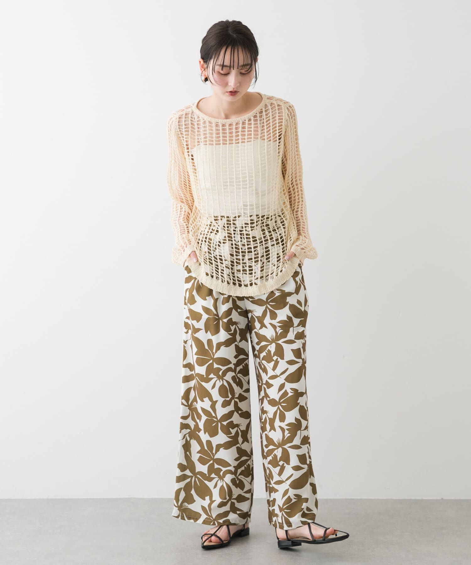 SENSE OF PLACE by URBAN RESEARCH「ポインテッドナローストラップサンダル」|サンダル|