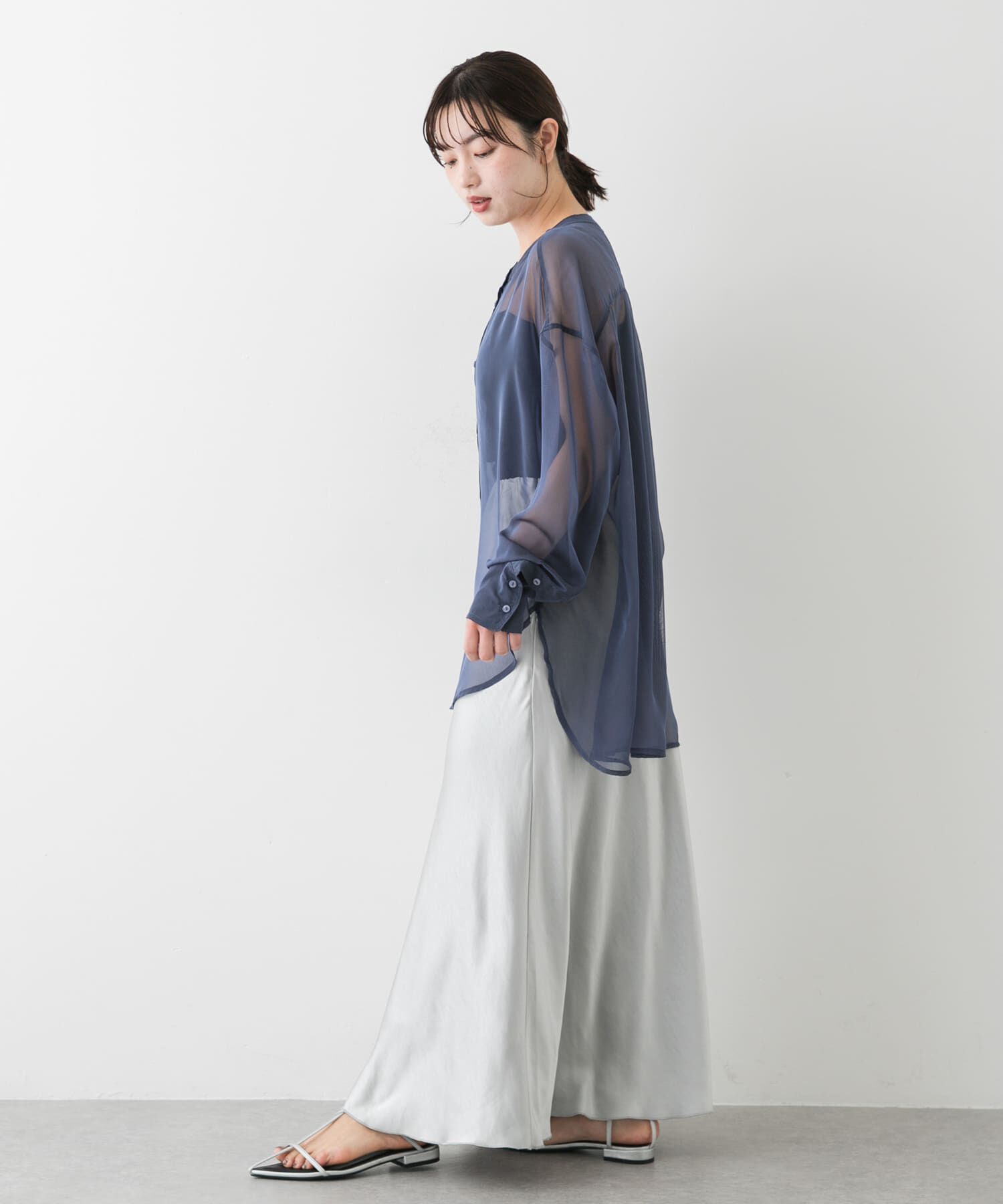 SENSE OF PLACE by URBAN RESEARCH「ポインテッドナローストラップサンダル」|サンダル|