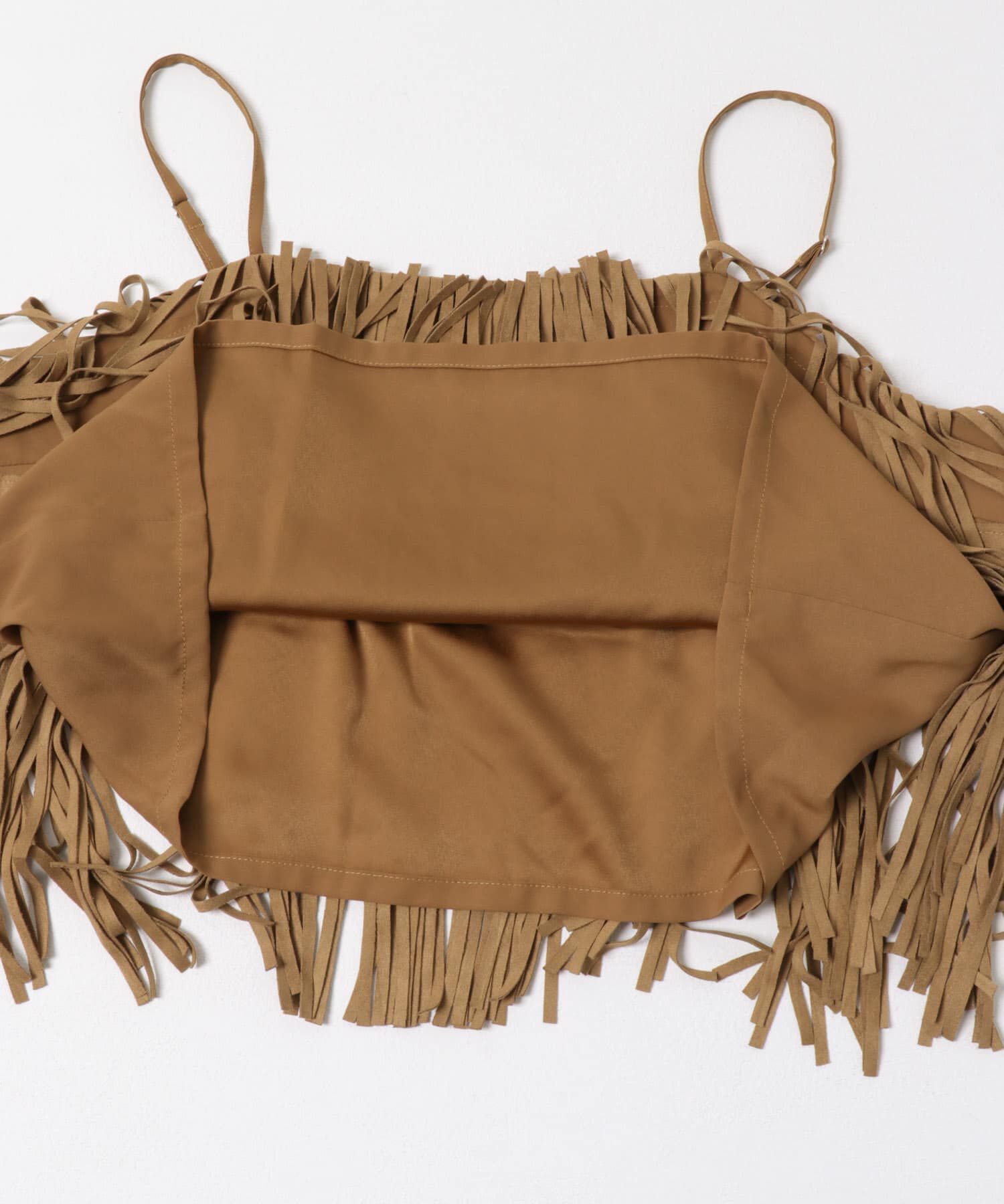 SENSE OF PLACE by URBAN RESEARCH「FSフリンジキャミトップ」|キャミソール|