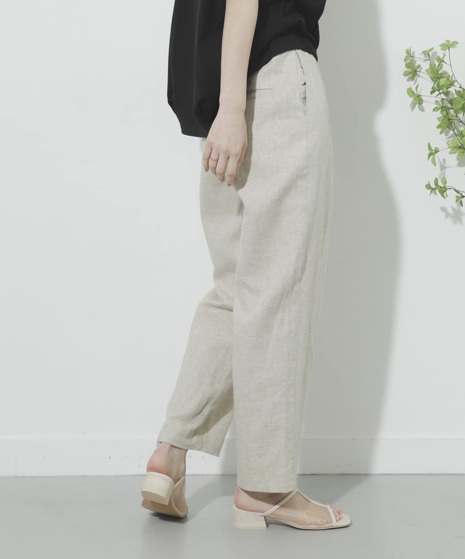 SENSE OF PLACE by URBAN RESEARCH「リネンヘリンボーンパイピングパンツ」|その他|