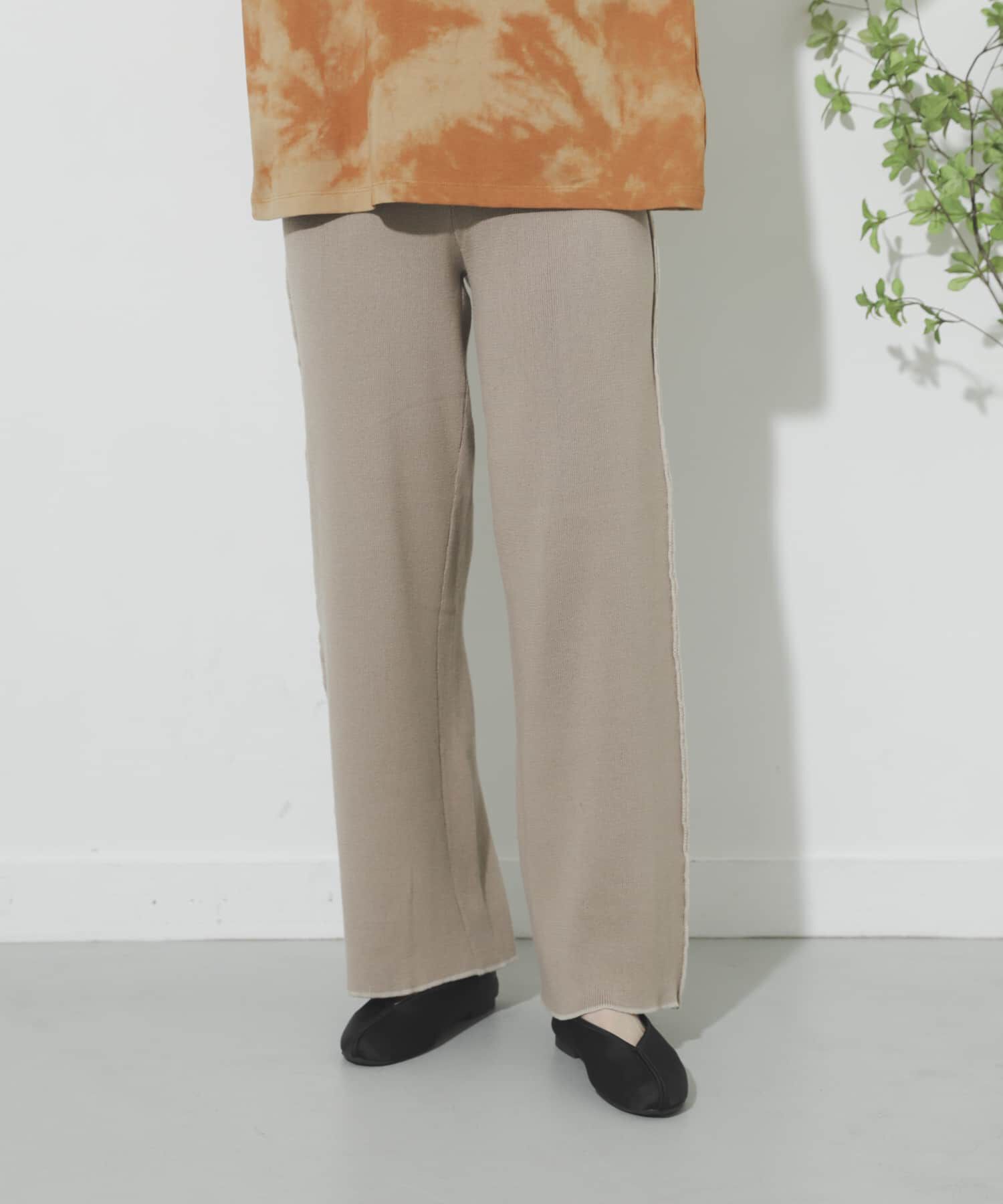 SENSE OF PLACE by URBAN RESEARCH「カラーリンキングニットパンツ」|その他|ベージュ