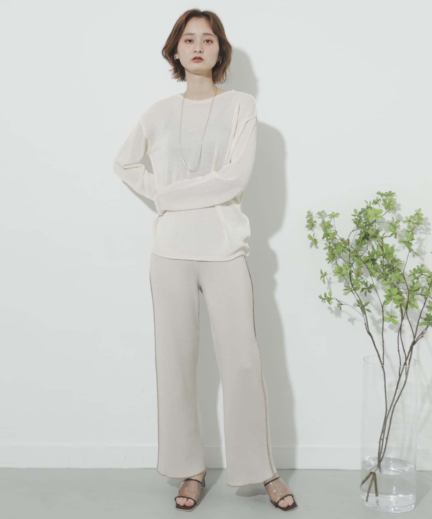 SENSE OF PLACE by URBAN RESEARCH「カラーリンキングニットパンツ」|その他|