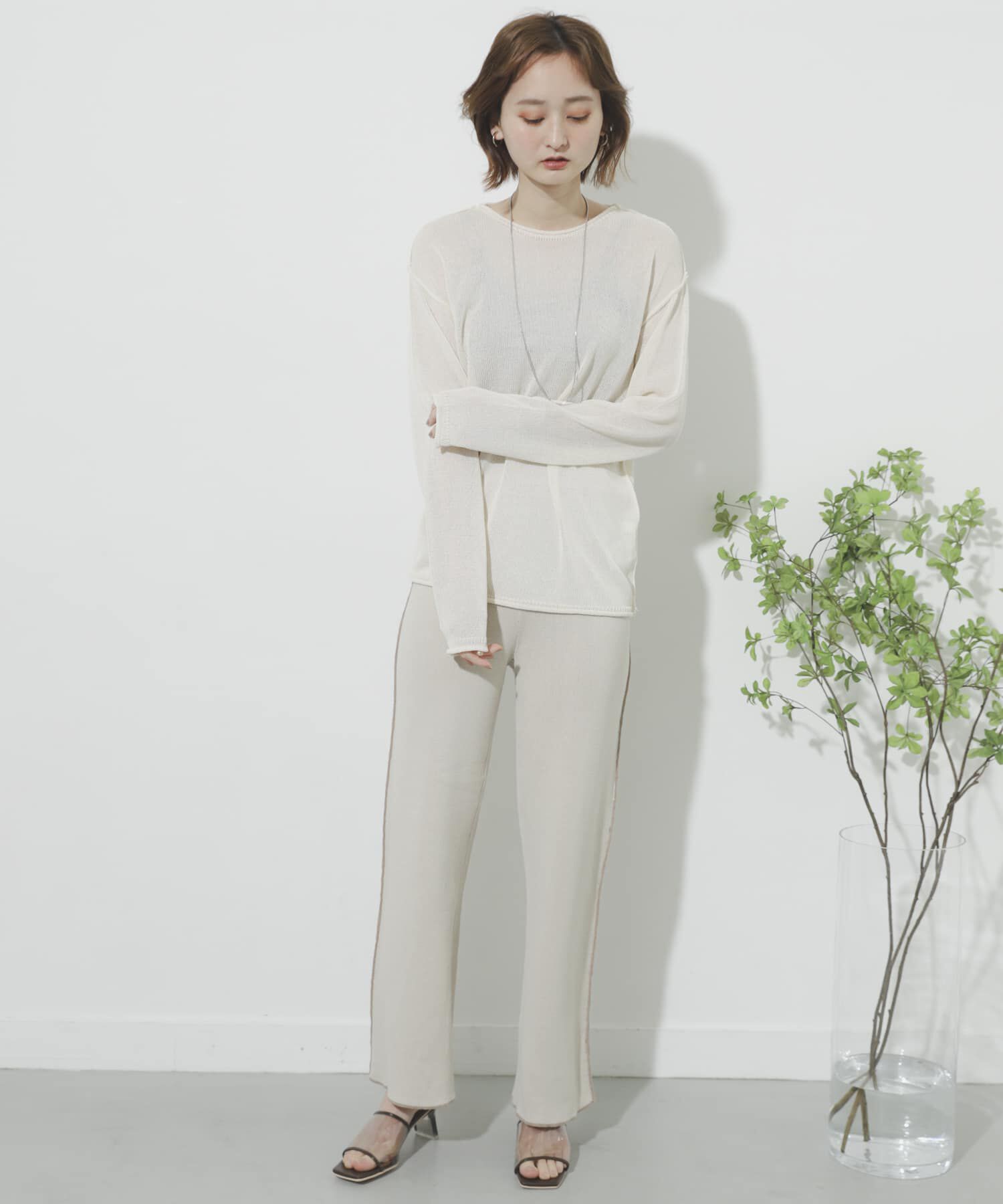 SENSE OF PLACE by URBAN RESEARCH「カラーリンキングニットパンツ」|その他|