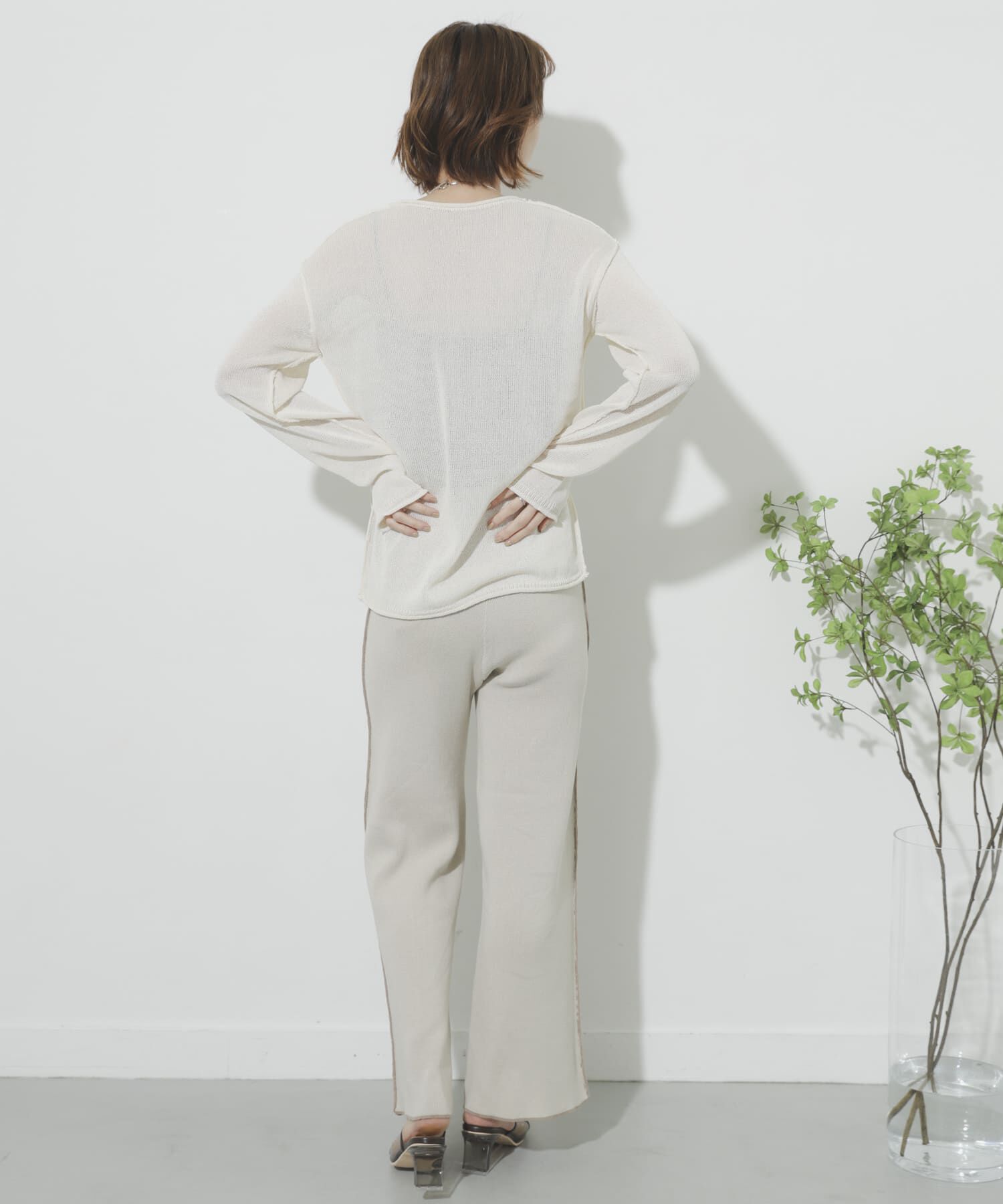 SENSE OF PLACE by URBAN RESEARCH「カラーリンキングニットパンツ」|その他|