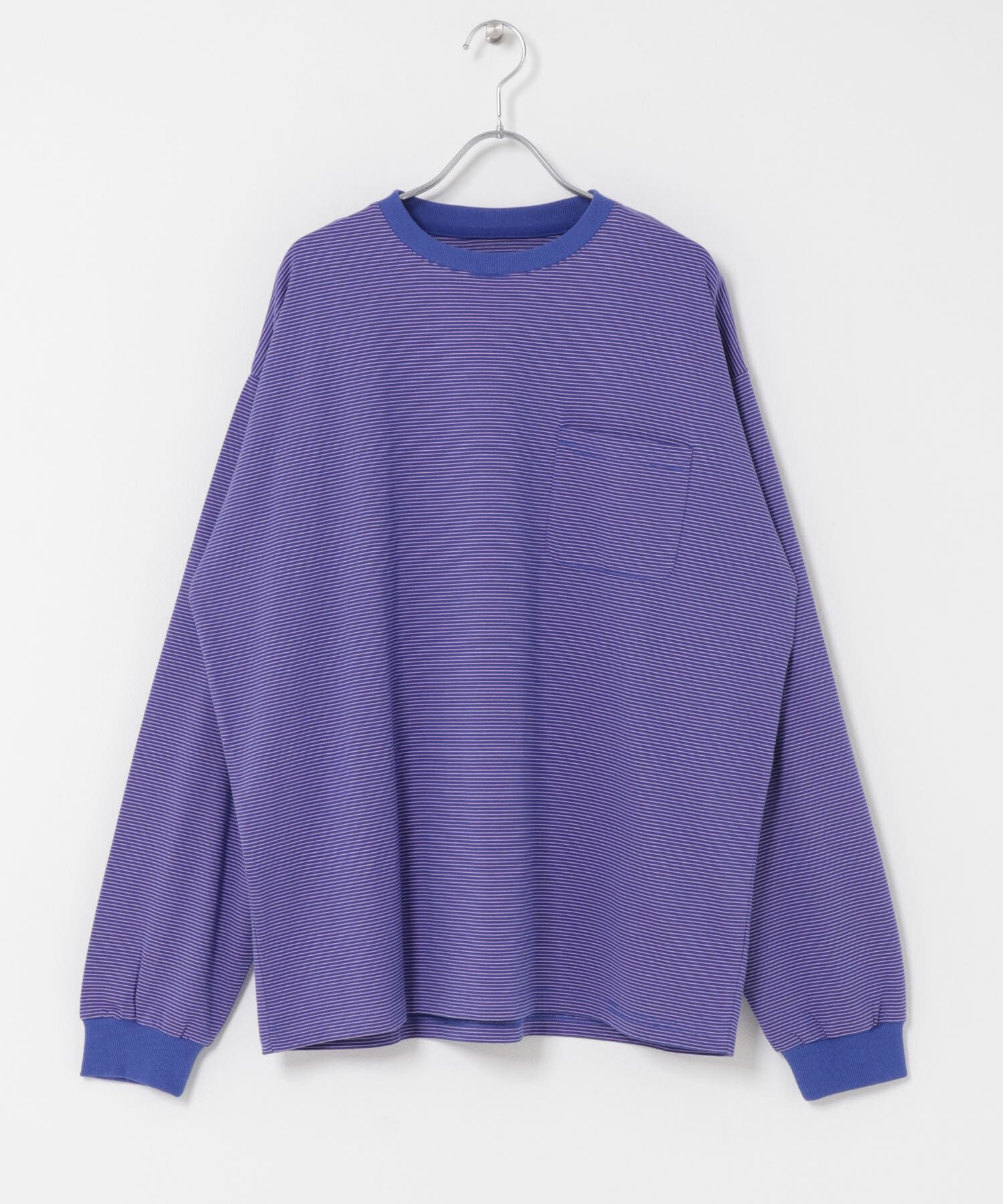 SENSE OF PLACE by URBAN RESEARCH「ピンボーダーロングスリーブTシャツ」|Tシャツ・カットソー|