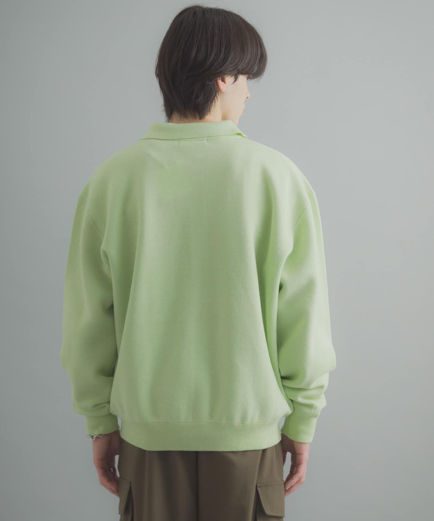 SENSE OF PLACE by URBAN RESEARCH「『洗濯可』スウェットライクポロカーディガン」|カーディガン|