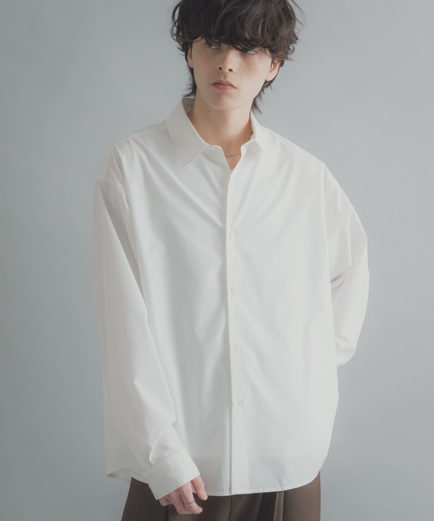 SENSE OF PLACE by URBAN RESEARCH「『イージーケア/速乾/接触冷感』コンフォートレギュラーカラーシャツ」|シャツ・ブラウス|