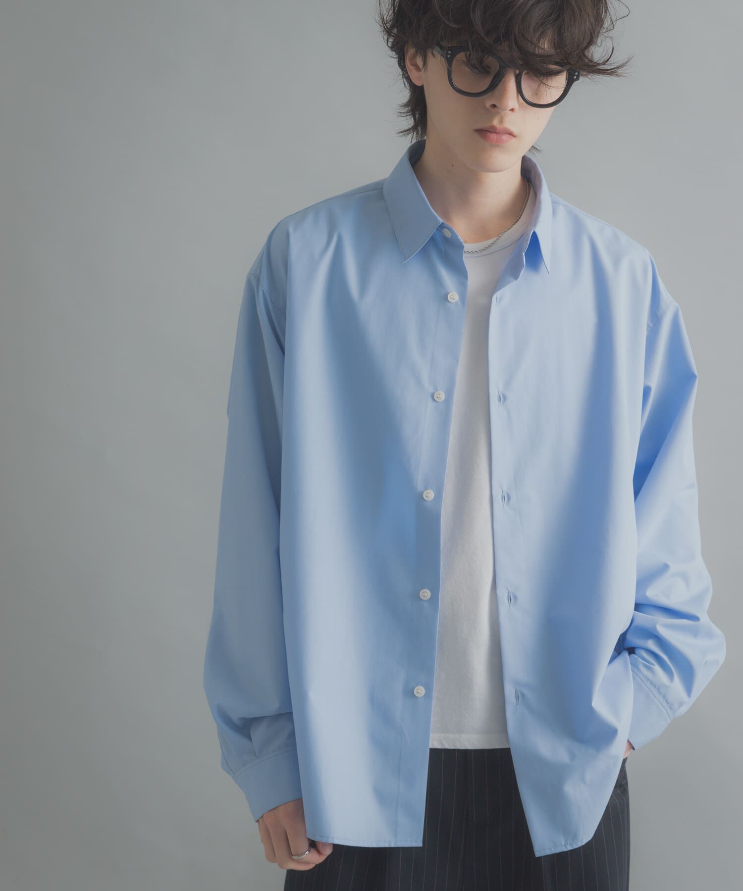 SENSE OF PLACE by URBAN RESEARCH「『イージーケア/速乾/接触冷感』コンフォートレギュラーカラーシャツ」|シャツ・ブラウス|