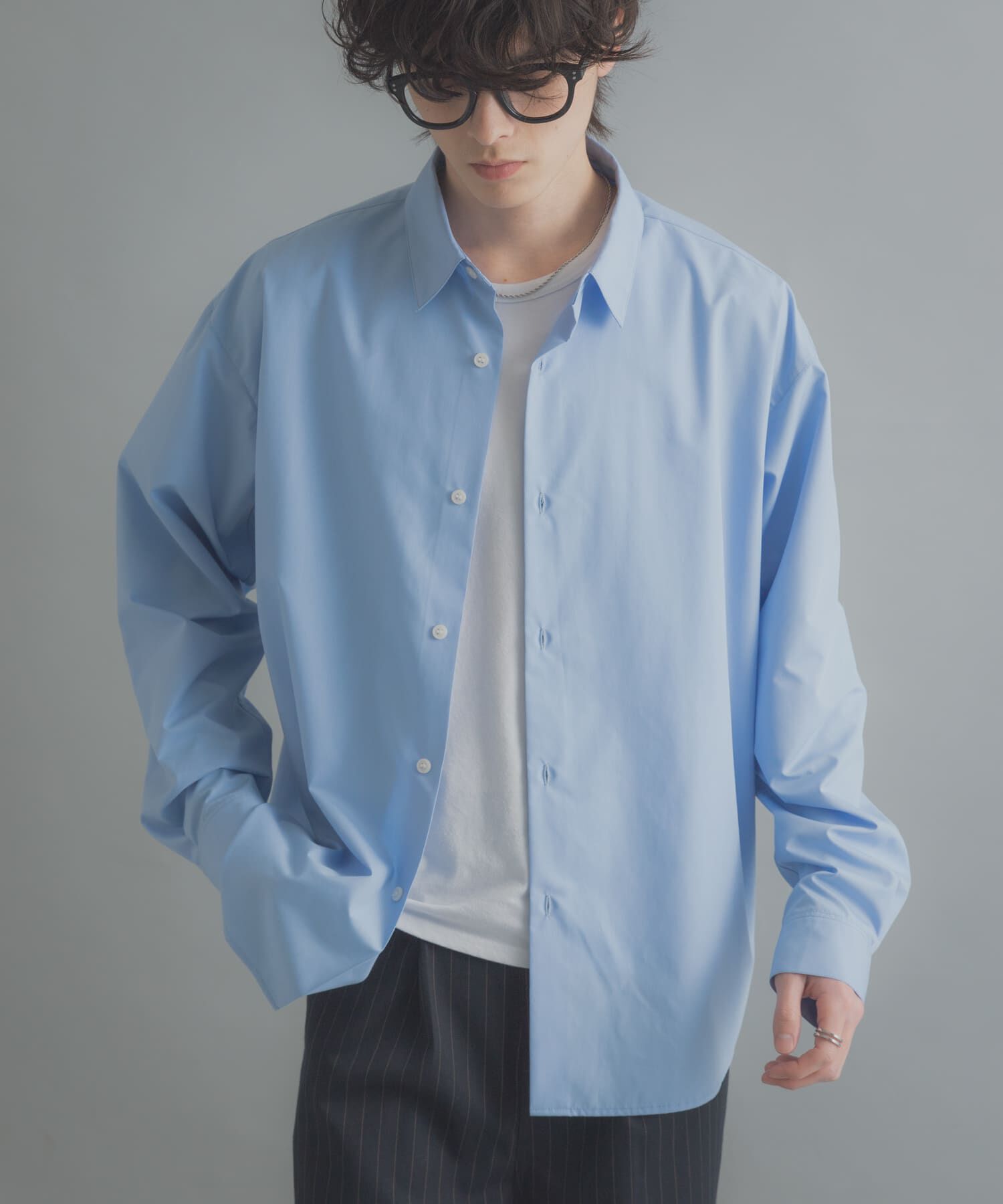 SENSE OF PLACE by URBAN RESEARCH「『イージーケア/速乾/接触冷感』コンフォートレギュラーカラーシャツ」|シャツ・ブラウス|