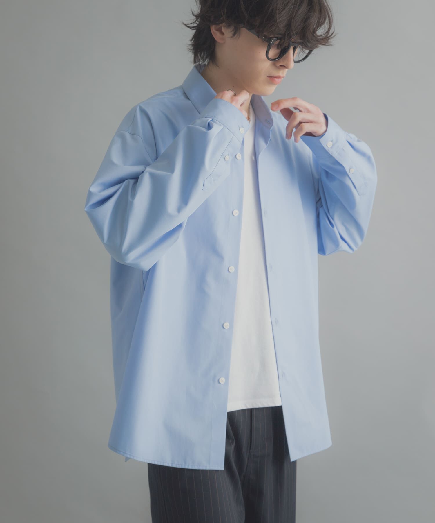 SENSE OF PLACE by URBAN RESEARCH「『イージーケア/速乾/接触冷感』コンフォートレギュラーカラーシャツ」|シャツ・ブラウス|