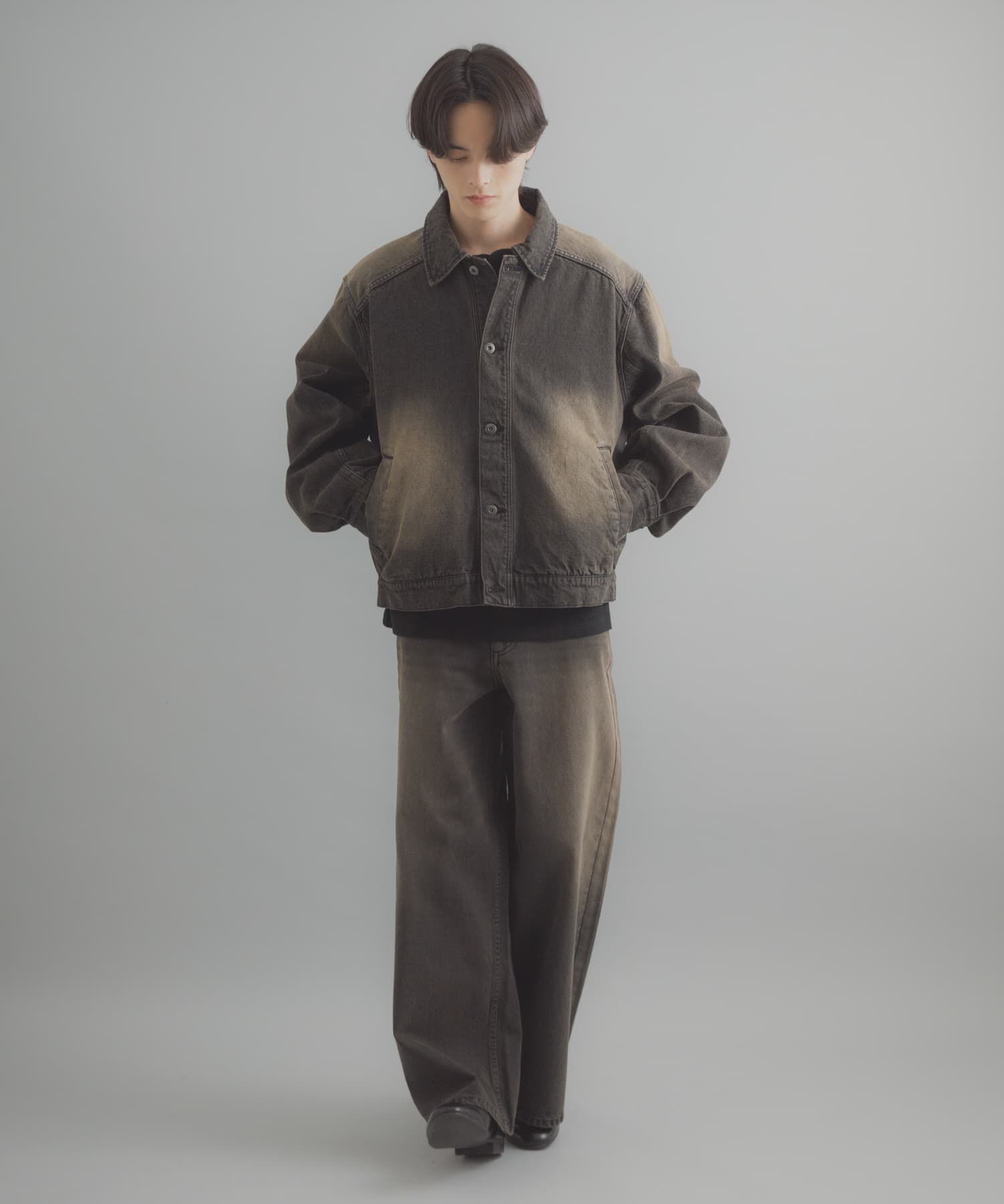 SENSE OF PLACE by URBAN RESEARCH「ヴィンテージライクデニムブルゾン」|デニムジャケット|