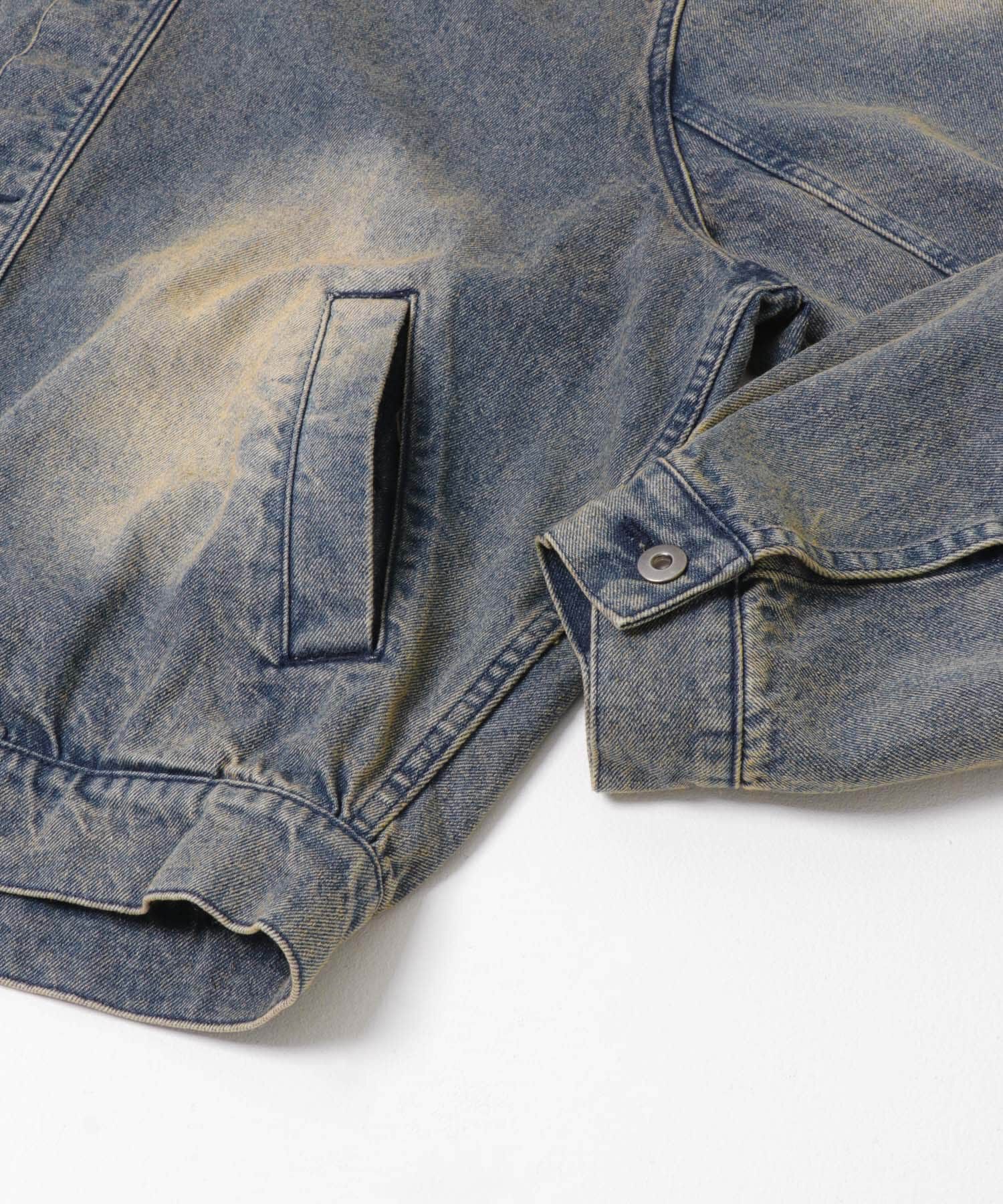 SENSE OF PLACE by URBAN RESEARCH「ヴィンテージライクデニムブルゾン」|デニムジャケット|