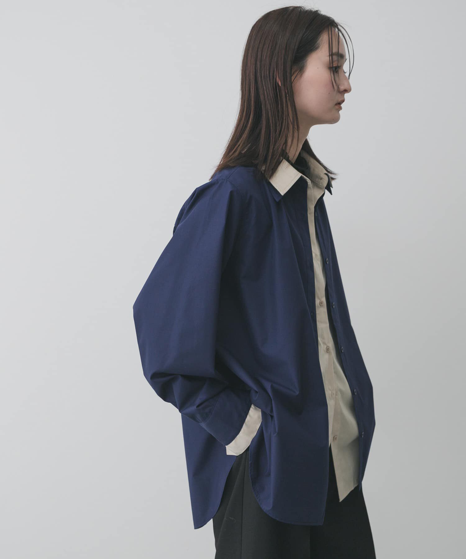 SENSE OF PLACE by URBAN RESEARCH「『WEB限定』フェイクレイヤードルーズシャツ」|シャツ・ブラウス|