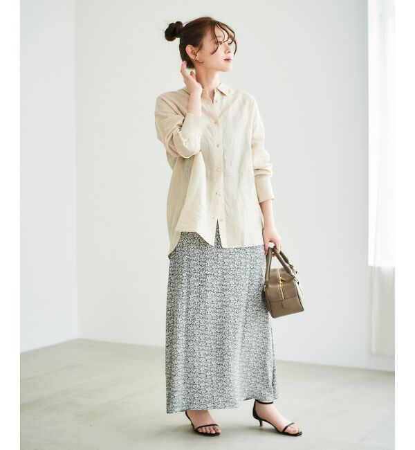  「《さらっとした着心地》コットン麻オーバーシャツ」|シャツ・ブラウス|