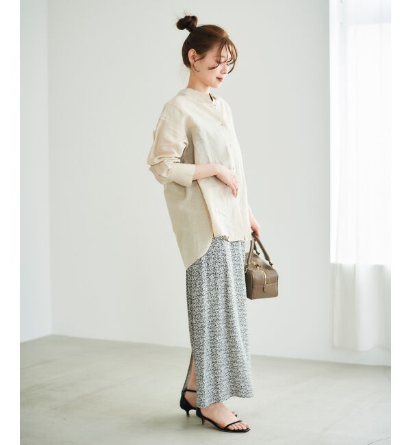  「《さらっとした着心地》コットン麻オーバーシャツ」|シャツ・ブラウス|