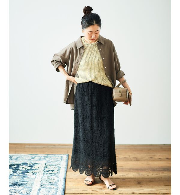 「《さらっとした着心地》コットン麻オーバーシャツ」|シャツ・ブラウス|