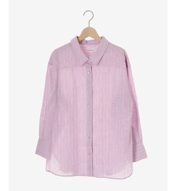  「《さらっとした着心地》コットン麻オーバーシャツ」|シャツ・ブラウス|