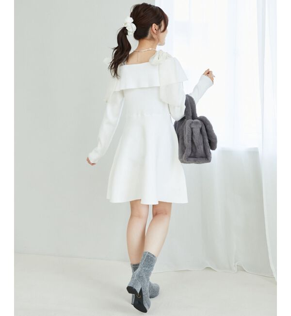 MAJESTICLEGON「マルチwayリボンオフショルワンピース」|ワンピース|