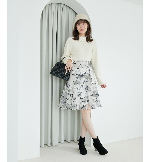 MAJESTICLEGON「バックレースアップフレアスカート」|フレア|