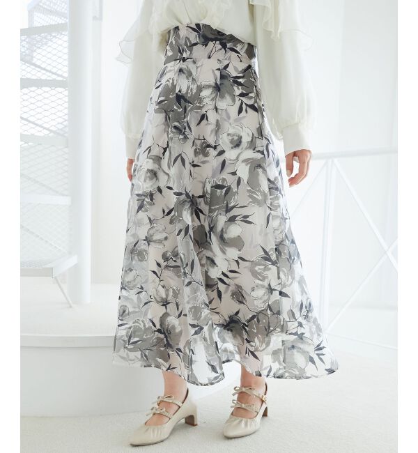 MAJESTICLEGON「バックレースアップフレアスカート」|フレア|