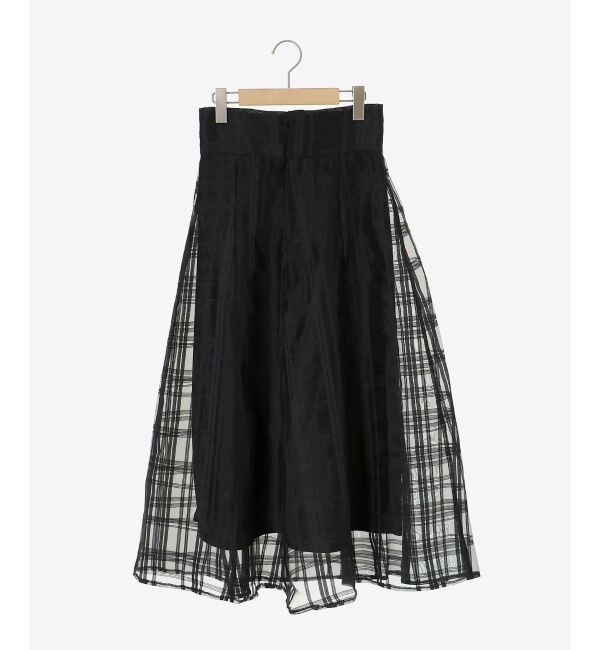 MAJESTICLEGON「バックレースアップフレアスカート」|フレア|