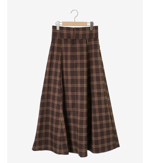 MAJESTICLEGON「バックレースアップフレアスカート」|フレア|