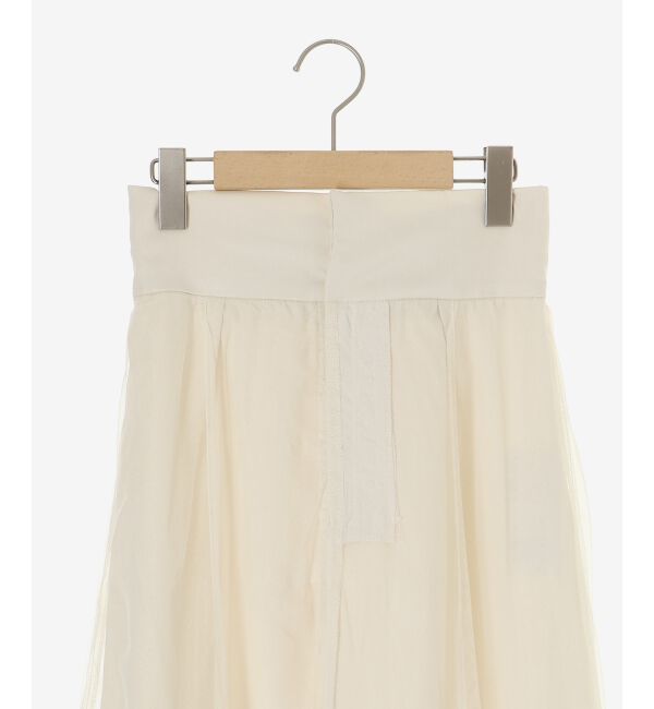 MAJESTICLEGON「バックレースアップフレアスカート」|フレア|