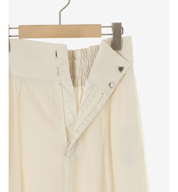 MAJESTICLEGON「バックレースアップフレアスカート」|フレア|