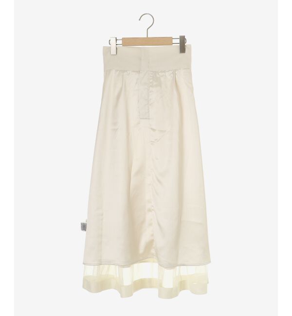 MAJESTICLEGON「バックレースアップフレアスカート」|フレア|