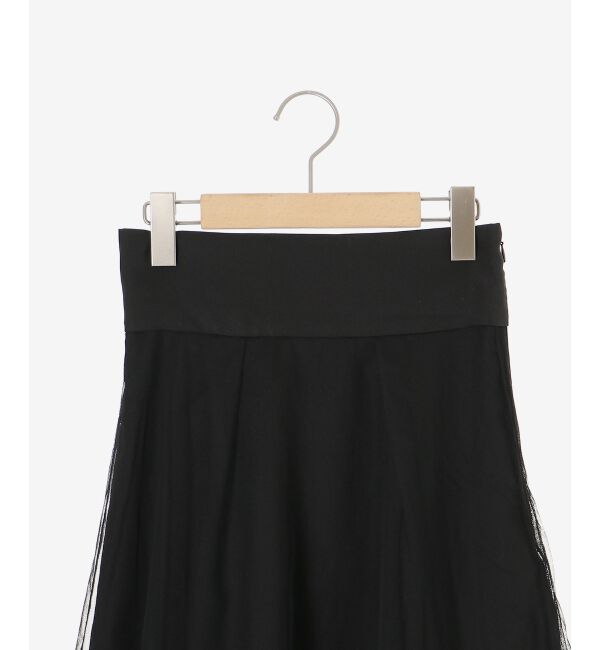 MAJESTICLEGON「バックレースアップフレアスカート」|フレア|