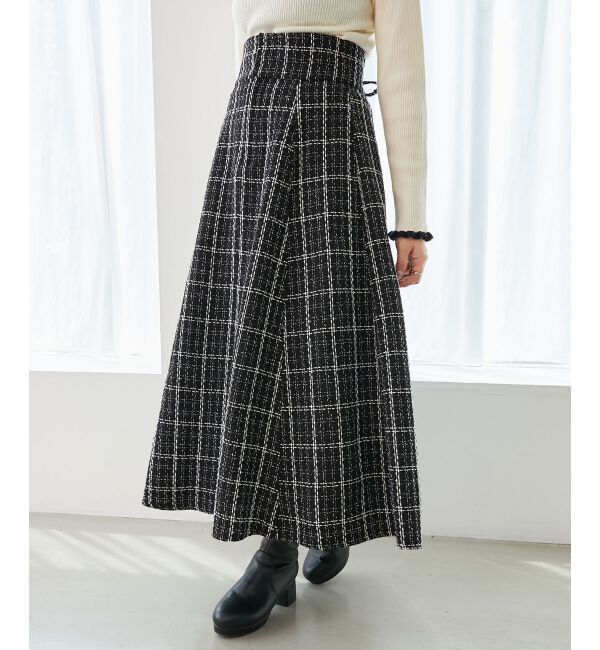 MAJESTICLEGON「バックレースアップフレアスカート」|フレア|