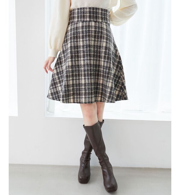 MAJESTICLEGON「バックレースアップフレアスカート」|フレア|