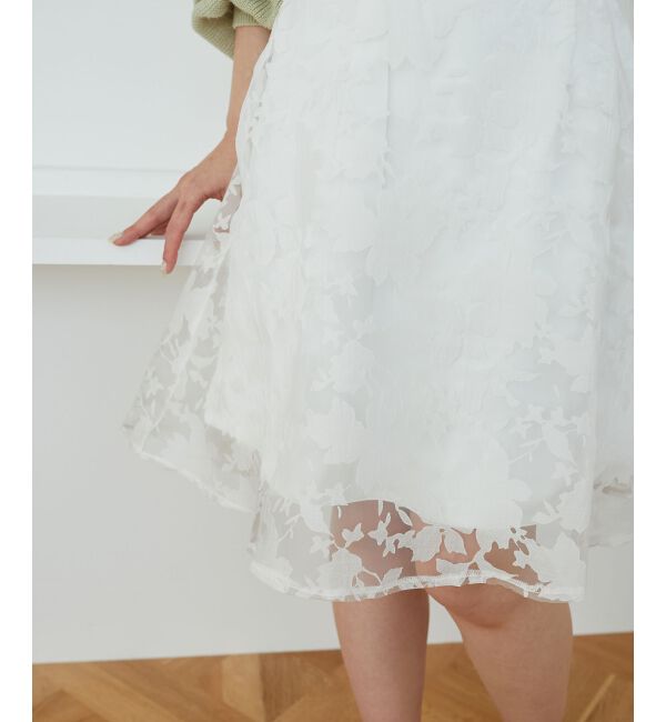 MAJESTICLEGON「バックレースアップフレアスカート」|フレア|