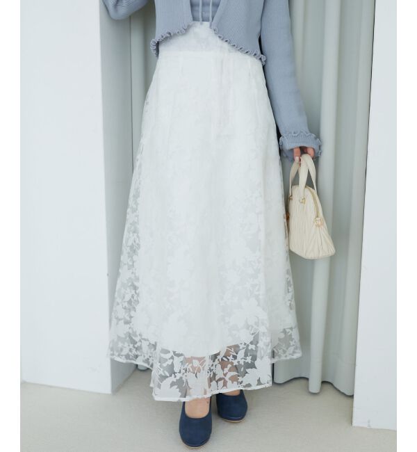 MAJESTICLEGON「バックレースアップフレアスカート」|フレア|