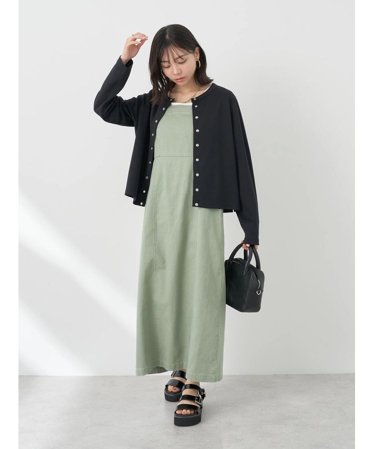 earth music&ecology「パールスナップボタンカーディガン」|カーディガン|