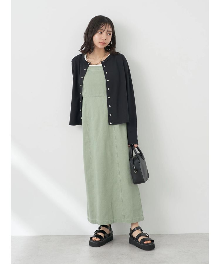 earth music&ecology「パールスナップボタンカーディガン」|カーディガン|