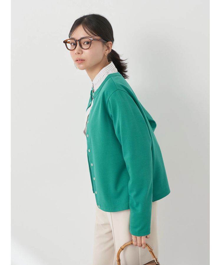 earth music&ecology「パールスナップボタンカーディガン」|カーディガン|
