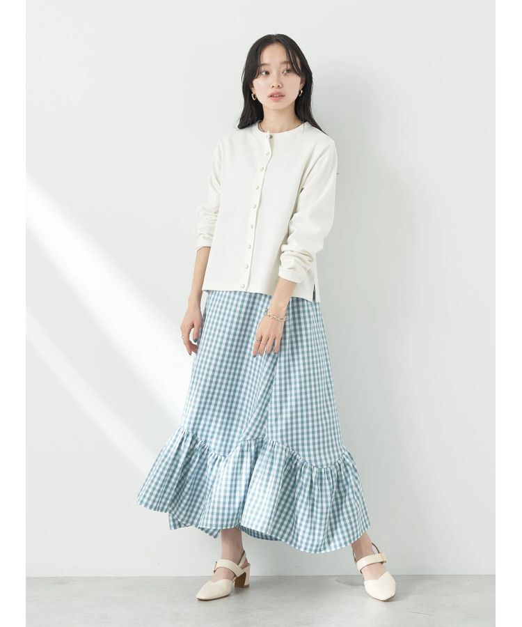 earth music&ecology「パールスナップボタンカーディガン」|カーディガン|