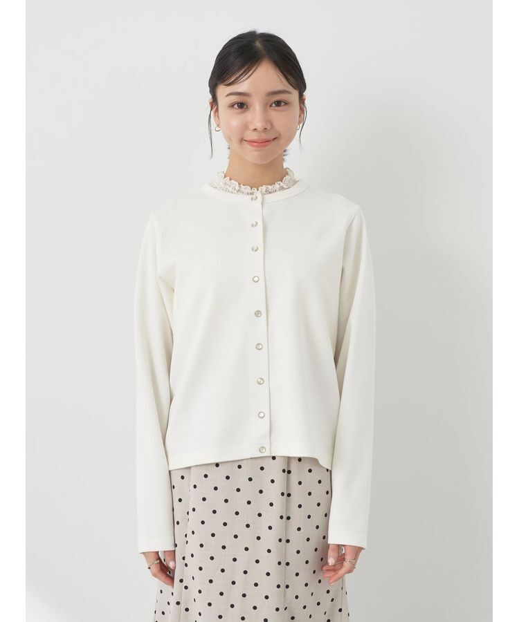 earth music&ecology「パールスナップボタンカーディガン」|カーディガン|
