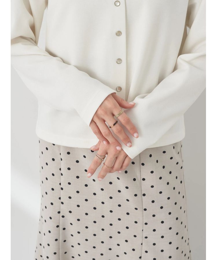 earth music&ecology「パールスナップボタンカーディガン」|カーディガン|