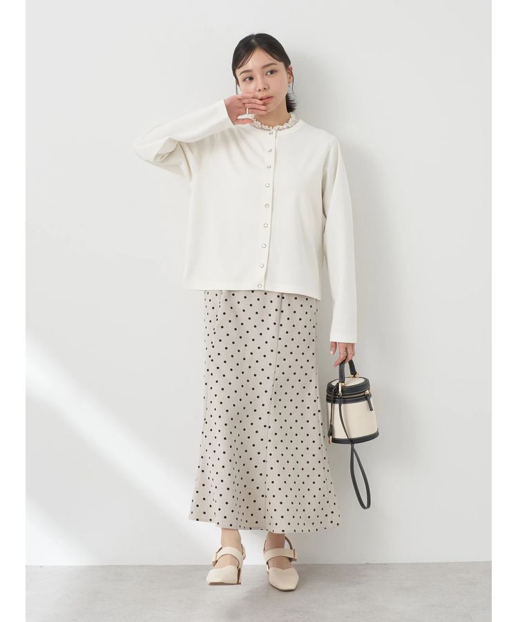 earth music&ecology「パールスナップボタンカーディガン」|カーディガン|