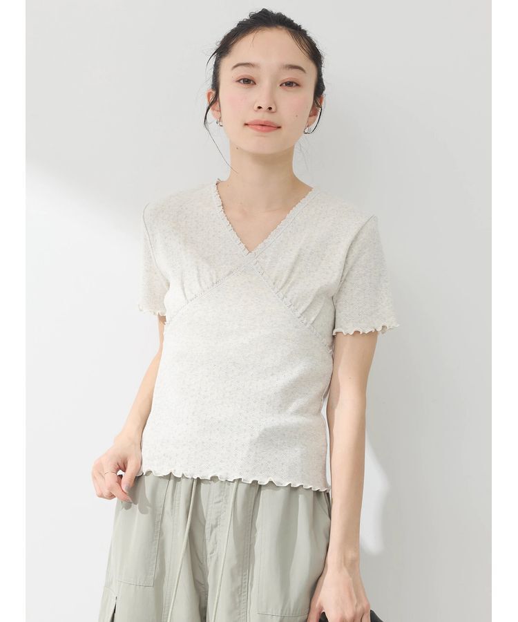 earth music&ecology「フロントチビレースプルオーバー」|Tシャツ・カットソー|