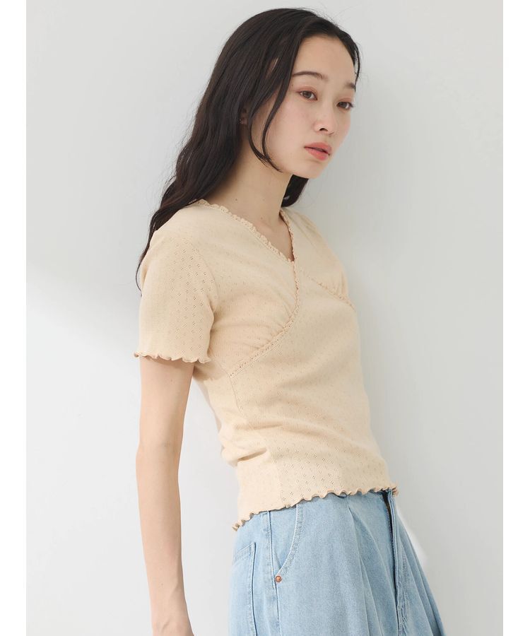 earth music&ecology「フロントチビレースプルオーバー」|Tシャツ・カットソー|