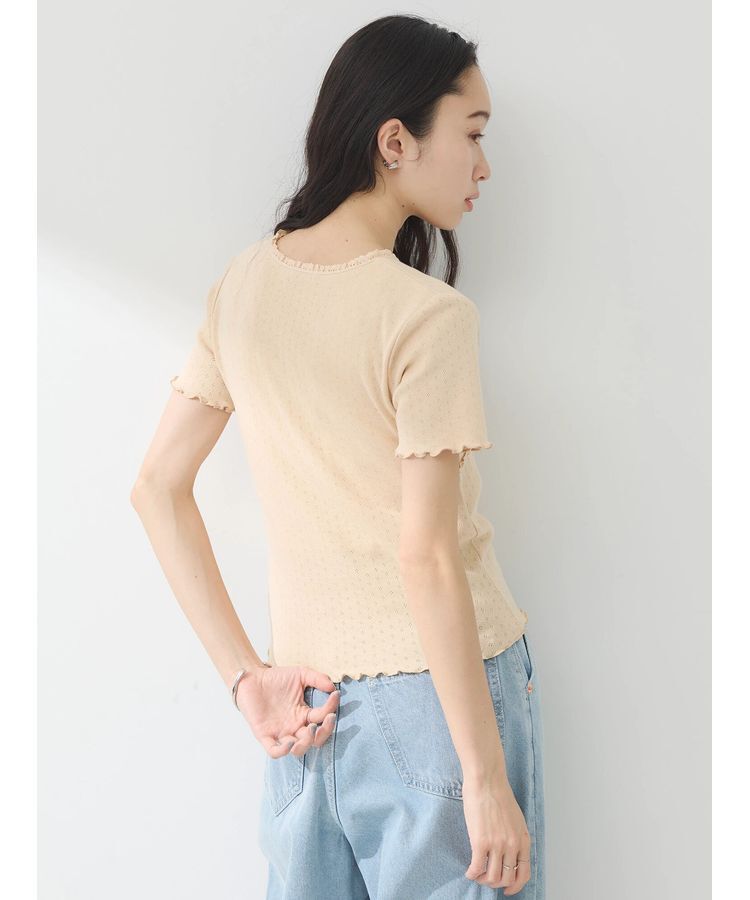 earth music&ecology「フロントチビレースプルオーバー」|Tシャツ・カットソー|