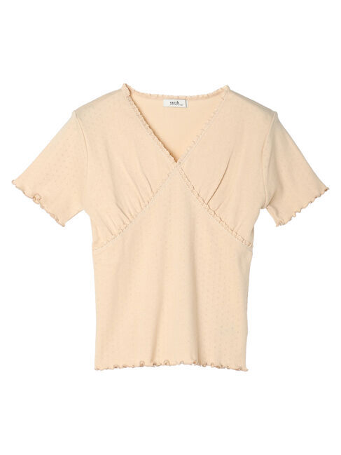 earth music&ecology「フロントチビレースプルオーバー」|Tシャツ・カットソー|