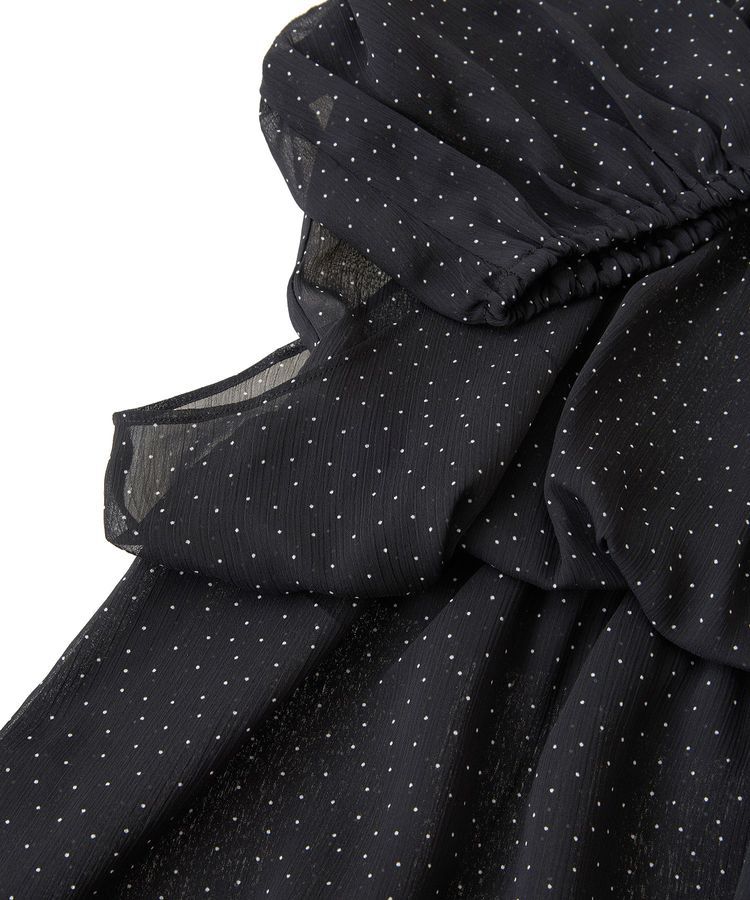 earth music&ecology「レイヤードライクドット柄ブラウス」|シャツ・ブラウス|